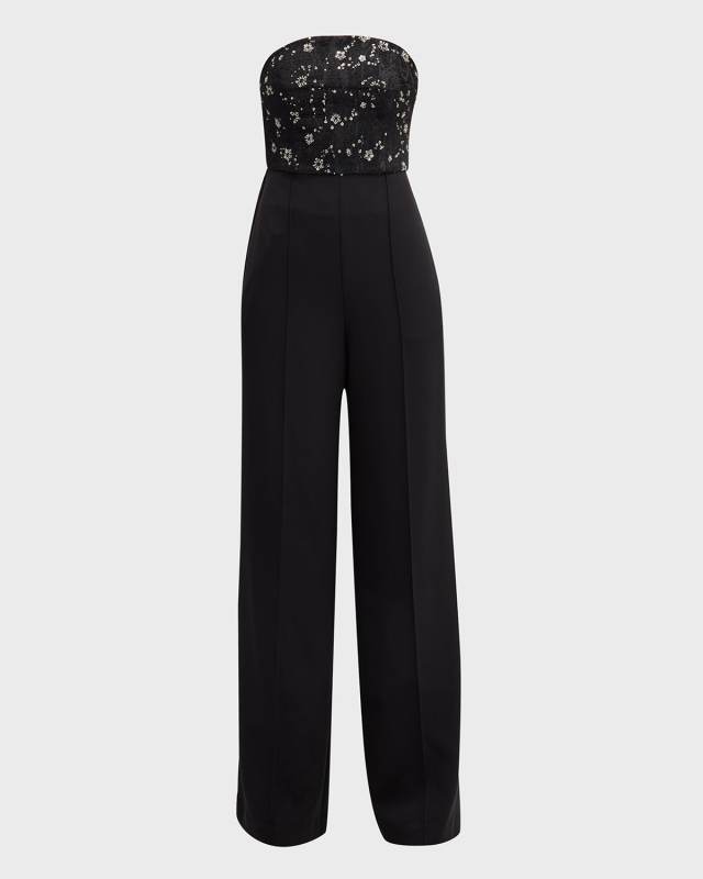 Spencer Strapless Beaded Jumpsuit